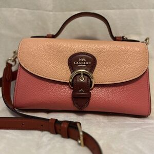 COACH Kleo top handle in colorblock